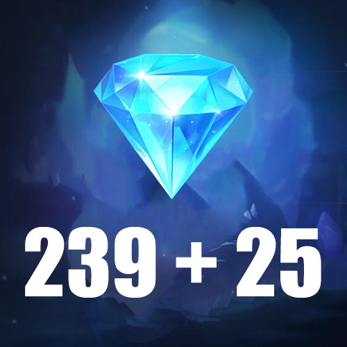 239 алмазов  +25 алмазов