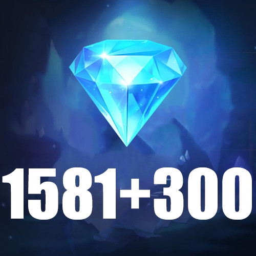 1581 алмазов  +300 алмазов
